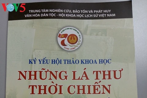 Lettres de la guerre du Vietnam" ou l’aspiration à la paix des Vietnamiens