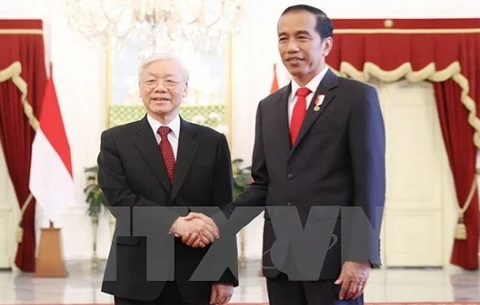 Le leader du PCV convaincu de l’essor des liens Vietnam-Indonésie