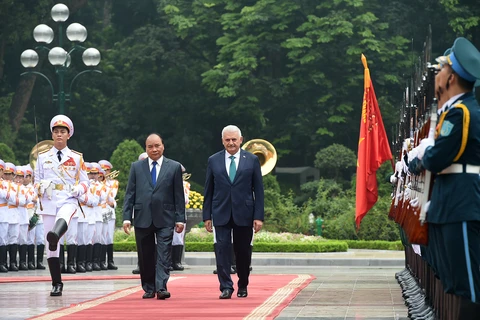Le Premier ministre turc Binali Yildirim termine sa visite au Vietnam