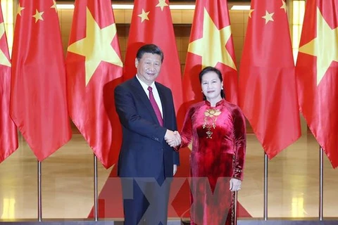 Vietnam-Chine : Entrevue entre Nguyên Thi Kim Ngân et Xi Jinping