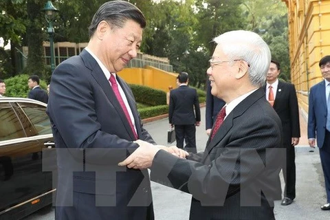 Vietnam-Chine : Entretien entre Nguyên Phu Trong et Xi Jinping 