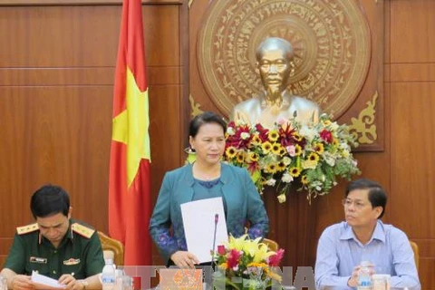 La présidente de l’Assemblée nationale se rend dans la province de Khanh Hoa