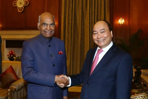 Entrevue entre le PM Nguyên Xuân Phuc et président indien Ram Nath Kovind