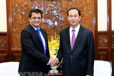 Le président Trân Dai Quang appelle les entreprises indiennes à investir au Vietnam