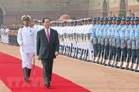 Succès des visites d’Etat en Inde et au Bangladesh du président Tran Dai Quang