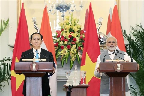 Le président Tran Dai Quang termine ses visites d’Etat en Inde et au Bangladesh