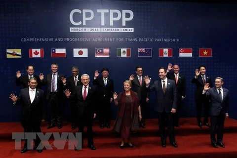 Signature officielle de l'accord trans-Pacifique CPTPP au Chili