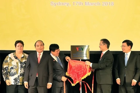 Le PM Nguyên Xuân Phuc à la cérémonie d’ouverture du bureau de VOV en Australie