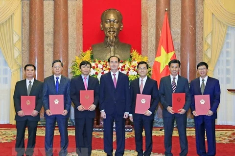 Le président Trân Dai Quang nomme de nouveaux ambassadeurs