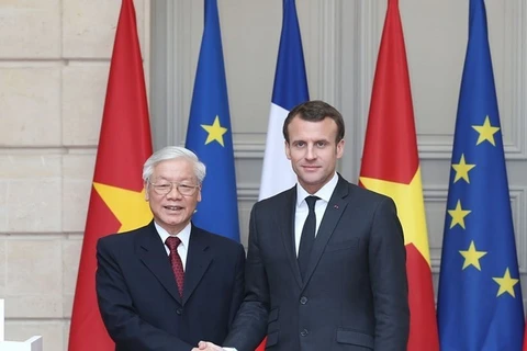 Le Vietnam et la France publient une déclaration commune 