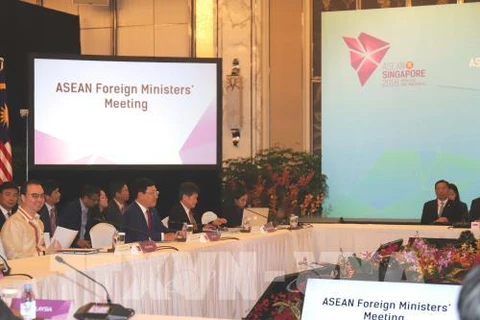 ASEAN : les ministres des Affaires étrangères se réunissent à Singapour
