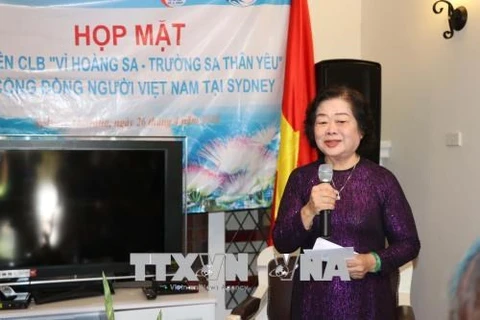 L’ancienne vice-présidente Truong My Hoa rencontre des expatriés vietnamiens en Australie