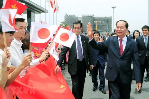 Le président Trân Dai Quang visite la préfecture japonaise de Gunma
