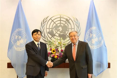 Le secrétaire général de l’ONU apprécie la coopération du Vietnam 