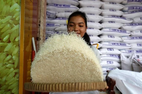 Le Cambodge exporte plus de 271.000 tonnes de riz au premier semestre de 2018