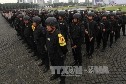 Exercice antiterroriste en Indonésie avant les Jeux asiatiques 2018