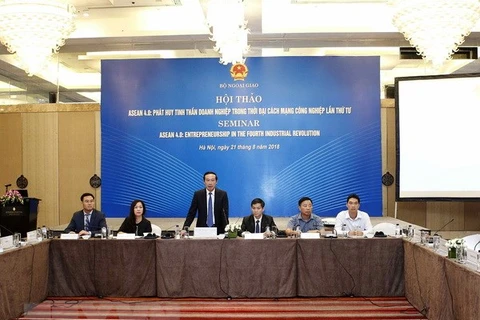 Table ronde sur le Forum économique mondial ASEAN 2018
