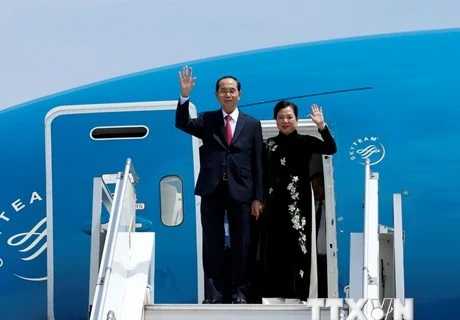 Le président Tran Dai Quang entame sa visite d'Etat en Ethiopie