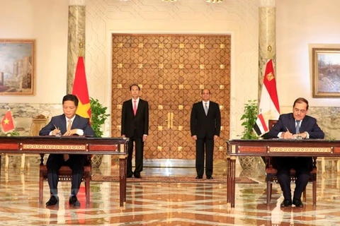 Le Vietnam et l'Egypte publient une déclaration commune