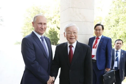Le secrétaire général du PCV s’entretient avec le président russe