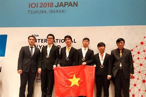 Informatique : Le Vietnam remporte quatre médailles aux IOI 2018