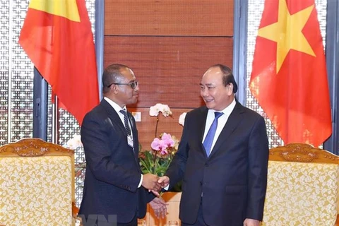 WEF ASEAN 2018 : le PM reçoit le ministre des Affaires étrangères et de la Coopération du Timor-Est