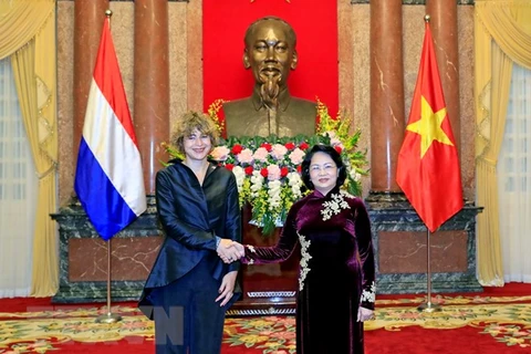 La présidente p.i du Vietnam Dang Thi Ngoc Thinh reçoit de nouveaux ambassadeurs