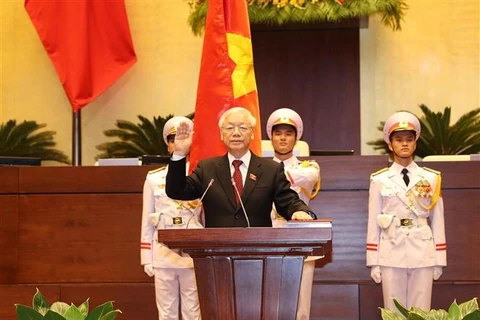 Des dirigeants étrangers félicitent le nouveau président Nguyên Phu Trong