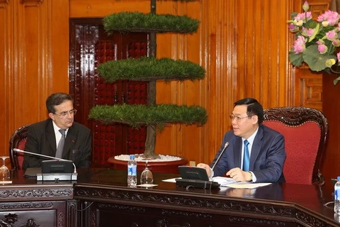 Le vice-PM Vuong Dinh Hue reçoit des entreprises françaises