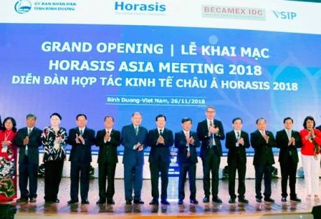 L’Horasis Asia Meeting 2018 s’ouvre à Binh Duong