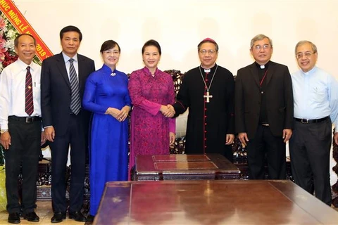 Noël : la présidente de l’AN adresse ses meilleurs vœux à l’archidiocèse de Ho Chi Minh-Ville