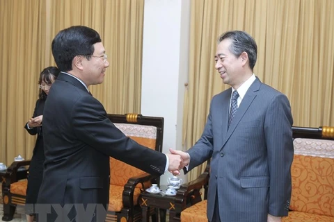 Le vice-PM Pham Binh Minh reçoit le nouvel ambassadeur de Chine