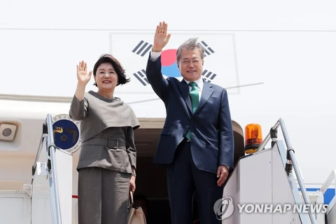 Le président sud-coréen entamme sa visite d'Etat au Cambodge 