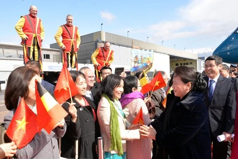 La présidente de l’AN Nguyên Thi Kim Ngân entame sa visite de travail au Parlement européen