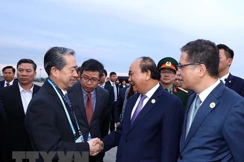 Le Premier minister Nguyen Xuan Phuc rentre de Chine