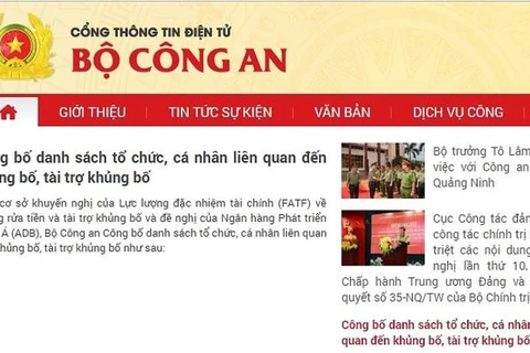 Le Vietnam publie la liste des organismes et individus liés au terrorisme