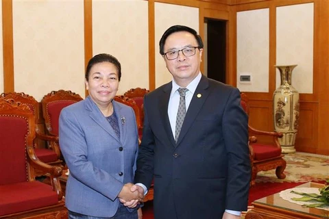 Vietnam-Laos : coopération entre les deux Partis dans le secteur des relations extérieures