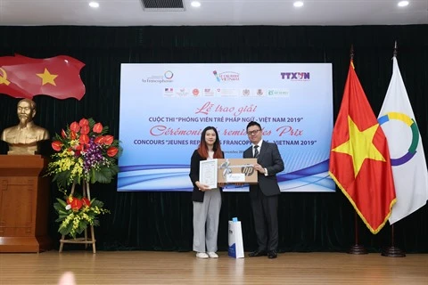 Remise des prix du Concours "Jeunes Reporters Francophones - Vietnam 2019"