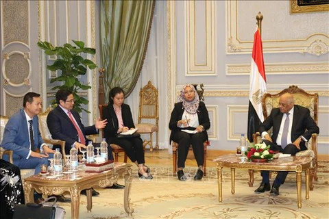 Le Secrétaire du Comité central du Parti en visite en Egypte