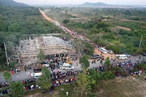 Cambodge: Quatre morts dans l’effondrement d’un immeuble à Kep