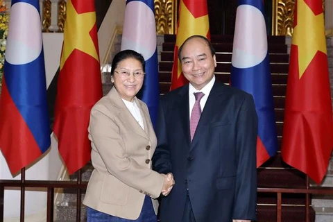Le Premier ministre reçoit la présidente de l’Assemblée nationale laotienne