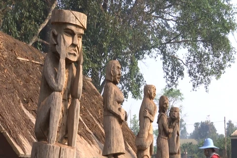 Les statues folkloriques, l’âme des ethnies Bahnar et Jrai