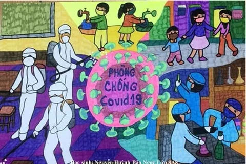 Plus de 1.000 peintures d'enfants pour la lutte contre le COVID-19