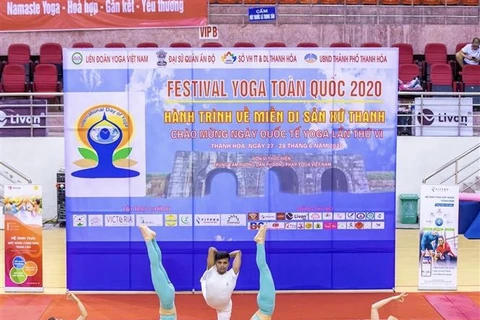 Festival national du Yoga à Thanh Hoa 
