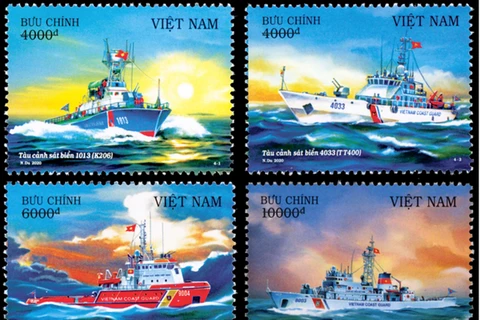 Publication des timbres "Navires des Garde-côtes du Vietnam"