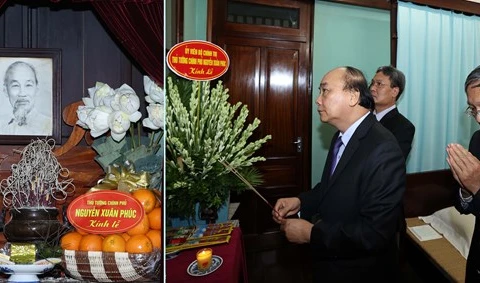 Le Premier ministre rend hommage au Président Hô Chi Minh