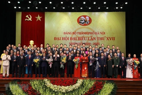 Clôture du 17e Congrès de l'organisation du Parti de Hanoi