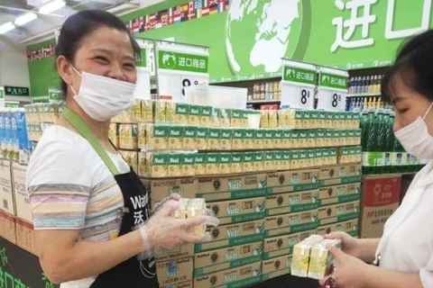 Les premiers produits laitiers vietnamiens vendus chez Walmart