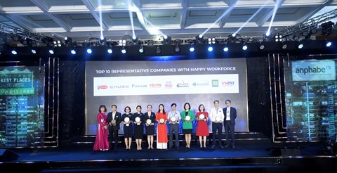Valorisation des 100 meilleures entreprises où travailler au Vietnam en 2020