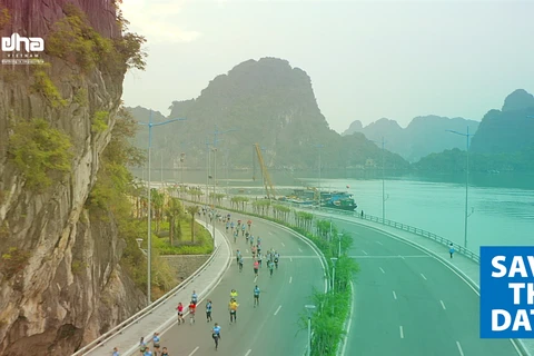 Marathon : 2.500 athlètes suivent la ligne bleue et embrassent Ha Long